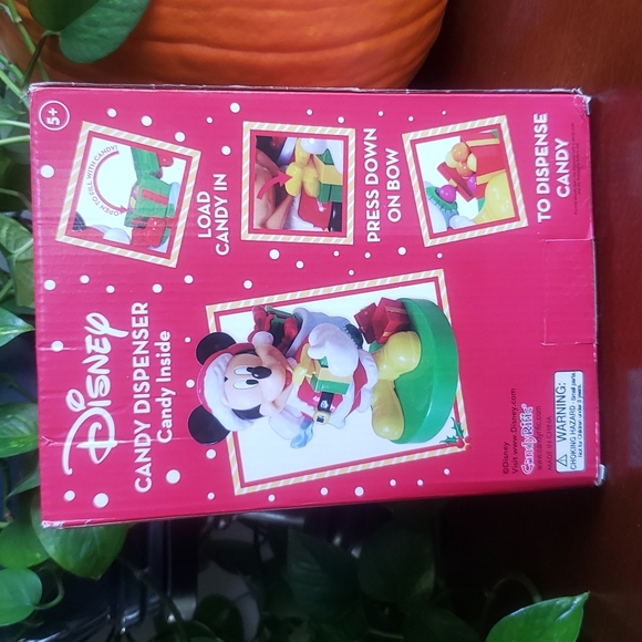 New Disney Mickey Mouse Candy Dispenser Santa Christmas presents - Picture 7 of 14